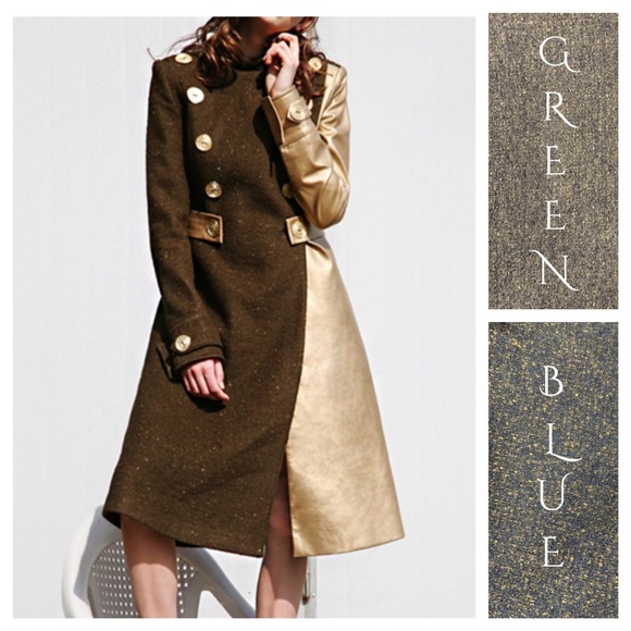 💐 The EMESTA Metallic Military Coat - Picture 2 of 8